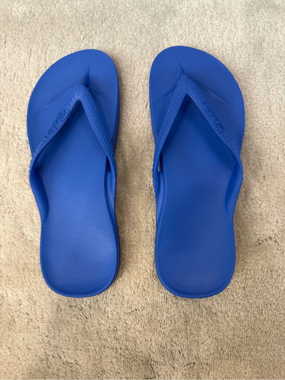Women's Blue Slip-On Flip Sandals